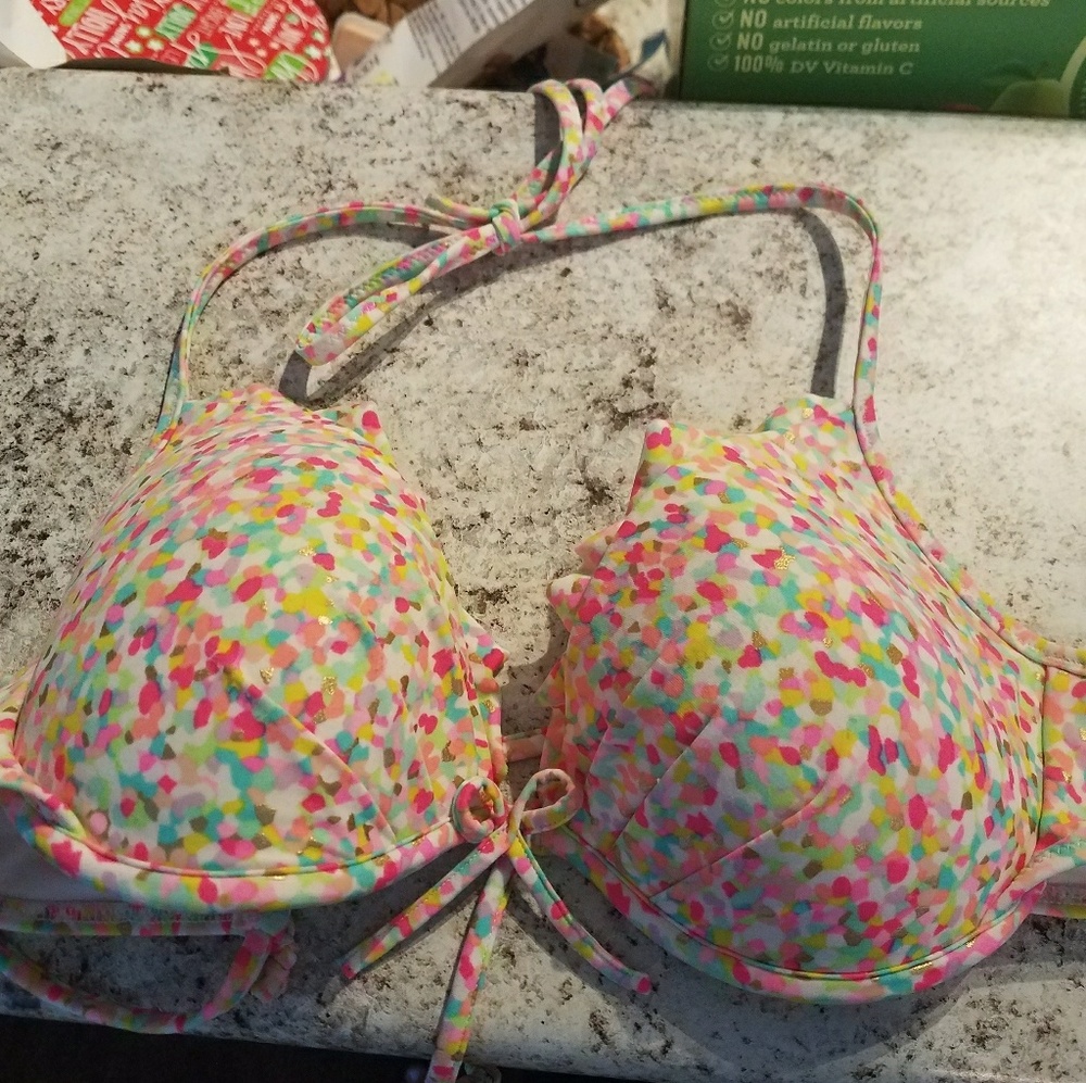 Victoria secret push up bathing suit top